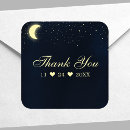 Search for starry night thank you stickers Moon