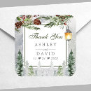 Search for winter square wedding stickers Elegant