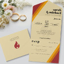 Search for fire wedding invitations Vintage