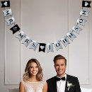 Search for wedding bunting flags Black