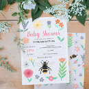 Search for bee baby girl shower invitations Cute