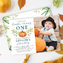 Search for little pumpkin 1st birthday invitations Gender neutral