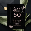 Recherche de pink and black invitations Élégant