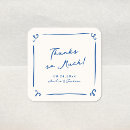 Search for square thank you wedding stickers Pink