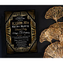Recherche de roaring 20s birthday invitations Noir et or