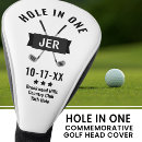 Search for hole in one golf equipment Black and white