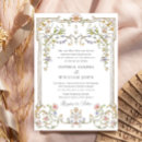Search for floral wedding invitations Bohemian