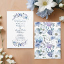 Search for lavender and white wedding invitations French