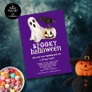 Search for purple pumpkin invitations Ghost