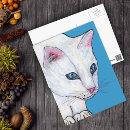 Recherche de chat bleu cartes postales Élégant