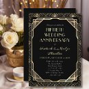 Search for fiftieth wedding anniversary invitations Golden