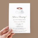 Search for coffee cup invitations Latte with heart
