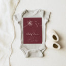 Search for maroon baby shower invitations Modern