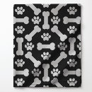 Search for dog bone fabric Black and white pattern