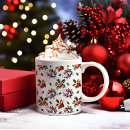 Search for nostalgic christmas mugs Red and green