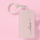 Search for name designs rectangular keychains For her