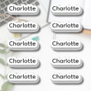 Search for white text on black stickers Stylish