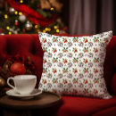 Search for christmas bells pillows Holly and berries