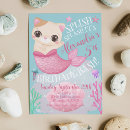 Search for pool cat invitations Under the sea