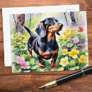 Recherche de saucisse cartes postales Dachshund