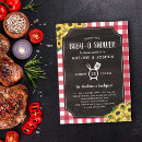 Search for red baby shower invitations Rustic