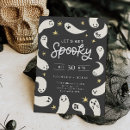 Search for typography halloween invitations Let's get spooky