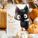 Search for cat party invitations Trick or treat