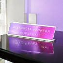 Search for purple name plates Business