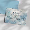 Recherche de bleu glacial invitations Flocons de neige