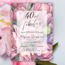Search for 40 year anniversary invitations Flowers