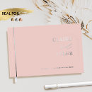 Search for pink guest books Elegant