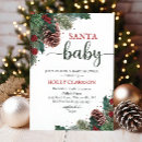 Search for santa baby shower invitations December