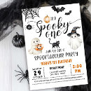 Recherche de éffrayant anniversaire invitations 1er anniversaire d'halloween