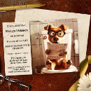 Recherche de chien vintage invitations Humour