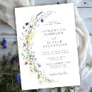 Search for purple flower pattern invitations Spring summer autumn