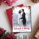 Search for bride wedding announcement cards Married and merry