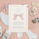 Search for border baby girl shower invitations Bow