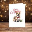 Search for corgi holiday cards Dog lover