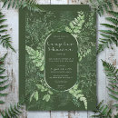 Search for forest green bridal shower invitations Green and white