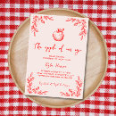 Search for apple baby shower invitations Harvest