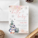 Recherche de pingouin de bébé invitations Pour enfants