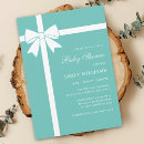 Search for teal blue baby shower invitations Simple