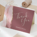 Search for pink gold thank you cards Elegant