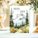 Search for mountain scene invitations Rustic