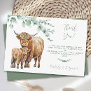 Search for highland cow thank you cards Farm animals
