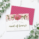 Search for peach bridesmaid cards Maid of honour