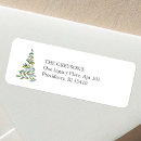 Search for with line return address labels Christmas tree