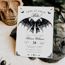 Search for gothic bridal shower invitations Dark moody