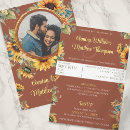 Search for circle wedding invitations Terracotta