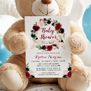 Search for navy burgundy baby shower invitations Blush